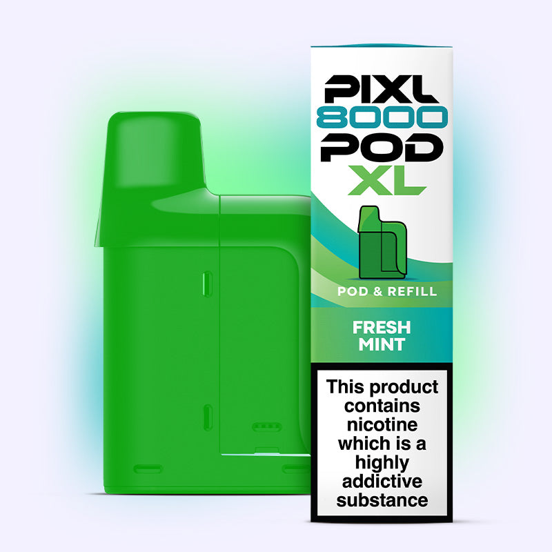 Pixl 8000 Fresh Mint pod prérempli 20mg 8000 bouffées