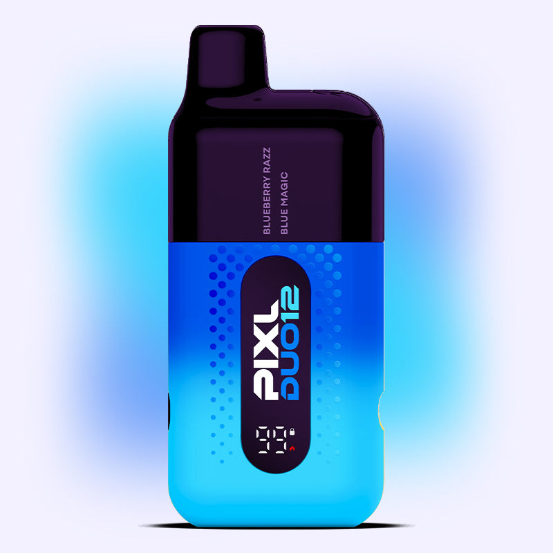 PIXL Duo 12 Blue Edition kit puff rechargeable 20mg myrtille