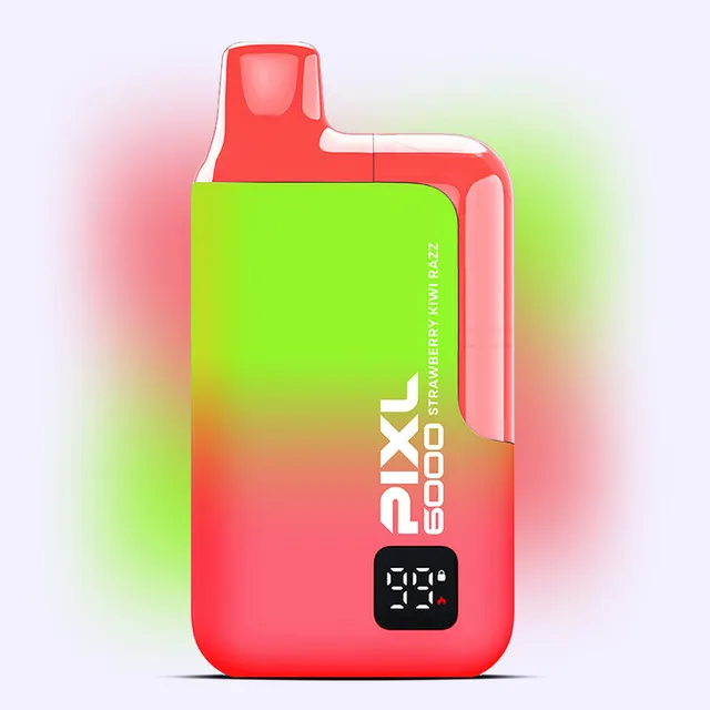 Pixl 6000 Strawberry Kiwi puff jetable 20mg fruitée