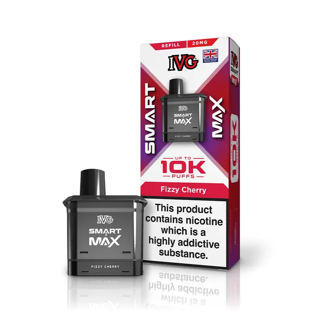 I Vape Great Plus IVG SMART MAX Fizzy Cherry recharge pod 20mg