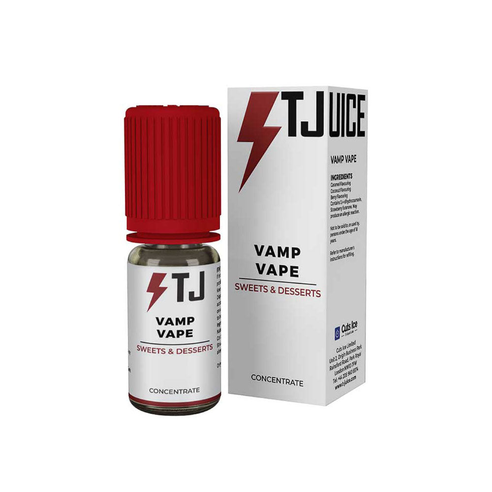 TJuice Vamp Vape Concentré 10ml Caramel Vanille