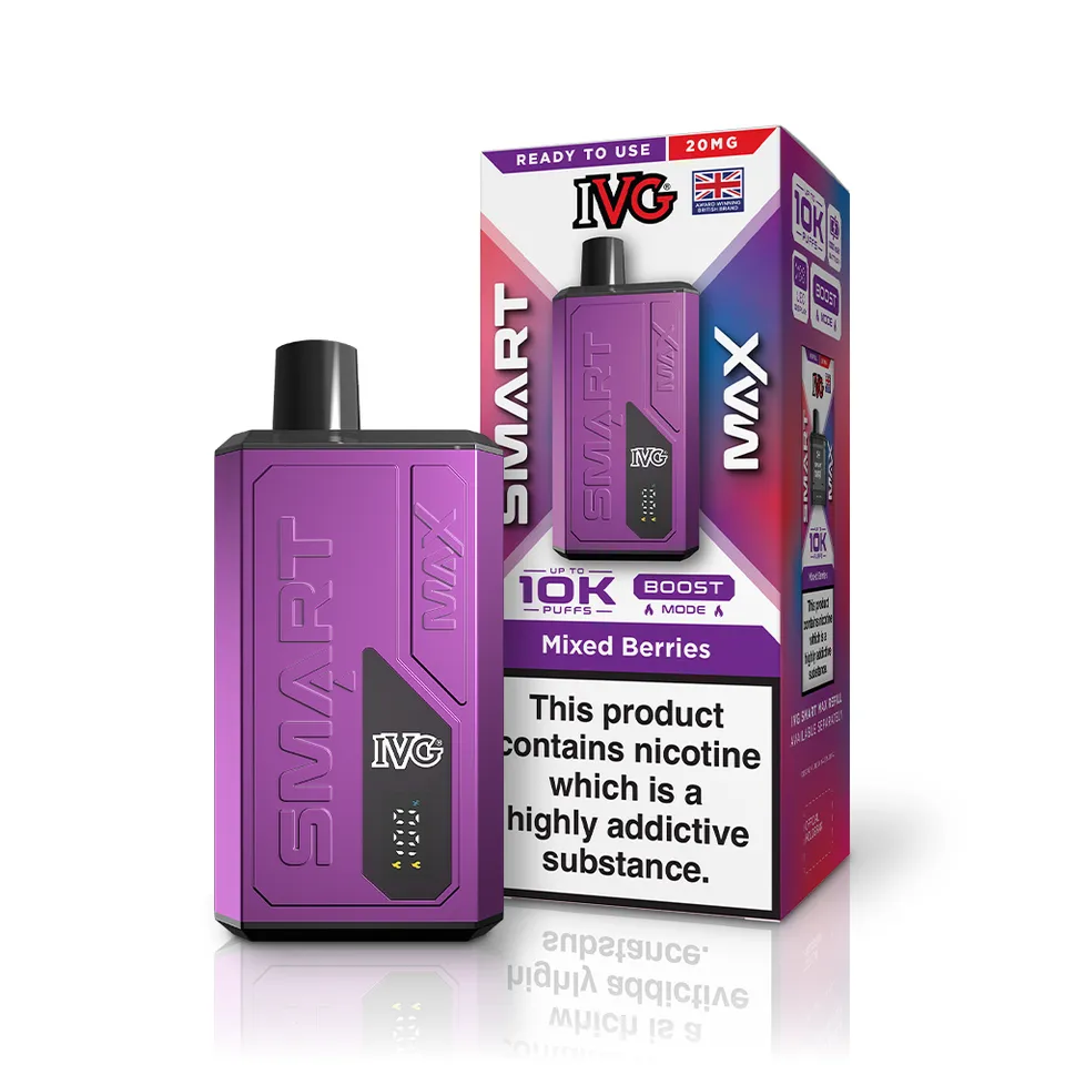 IVG Smart Max kit pod mixed berries 20mg 12ml 10000 bouffées