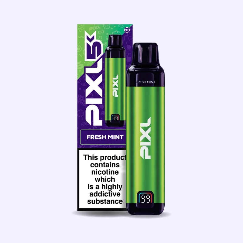Pixl 5K Fresh Mint kit puff rechargeable 20mg menthe pure