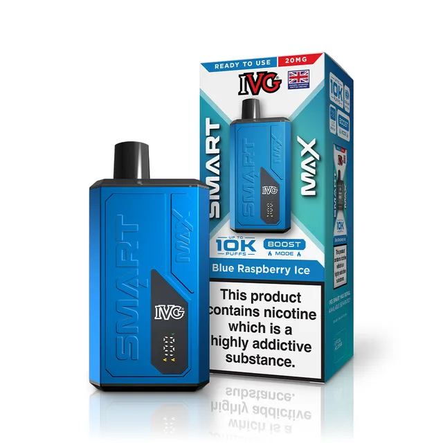 IVG SMART MAX Blue Raspberry Ice kit pod 12ml