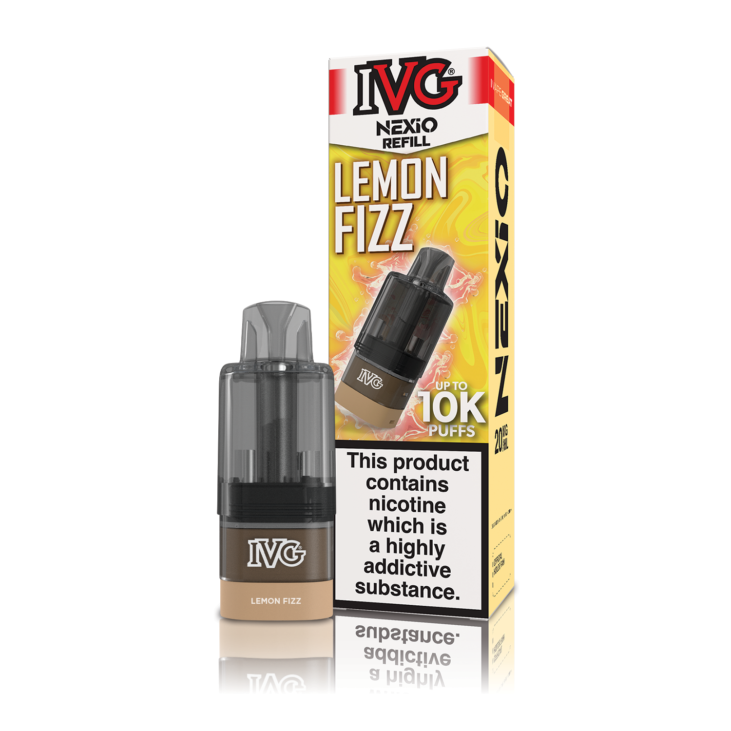 IVG NEXiO Lemon Fizz pod rechargeable 20mg 10ml