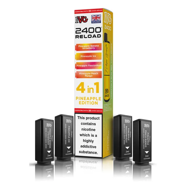 IVG 2400 Reload Pods Pineapple Edition pod 4x2ml ananas