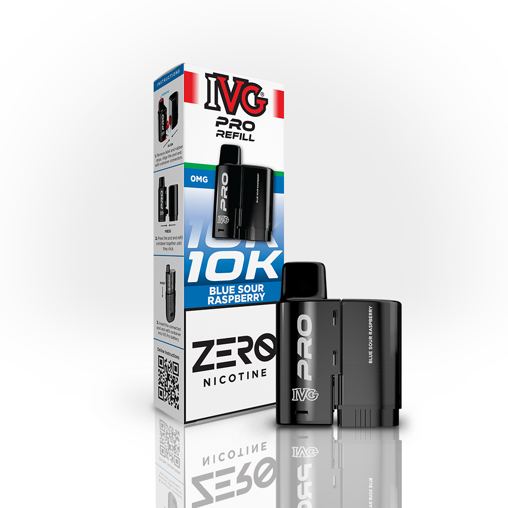 IVG PRO Blue Sour Raspberry pod recharge 20mg 12ml