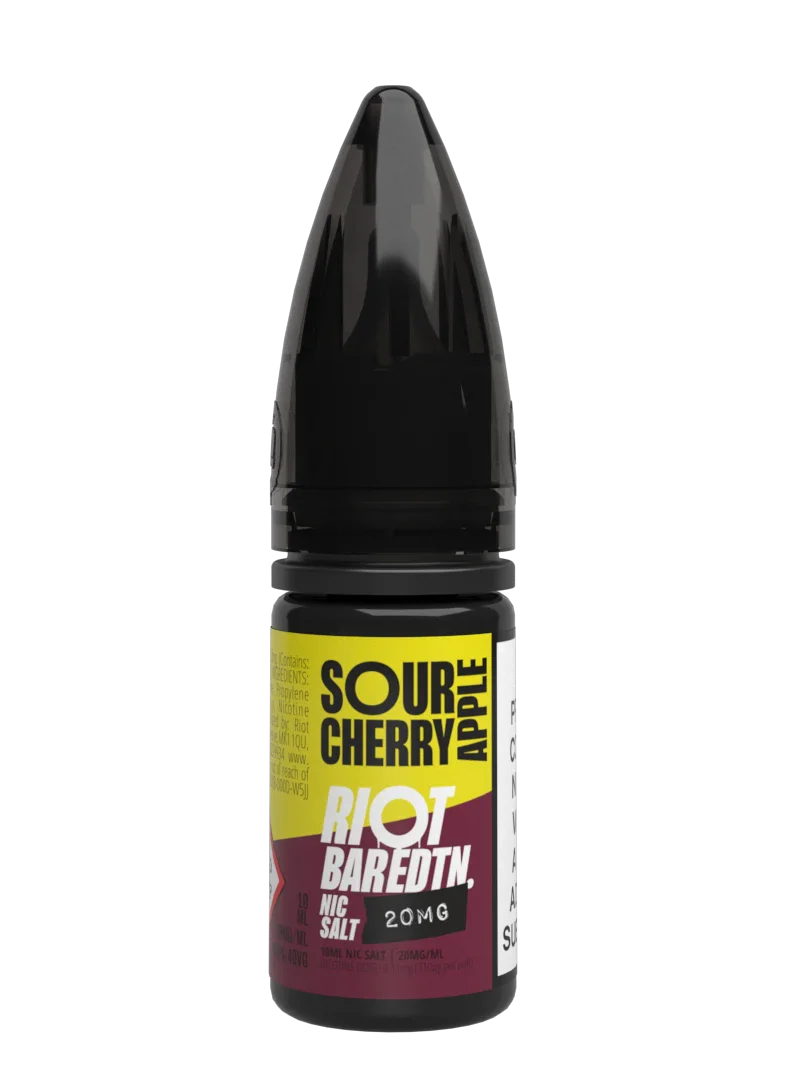 Riot Squad Bar EDTN Sour Cherry Apple e-liquide 10ml 10mg cerise