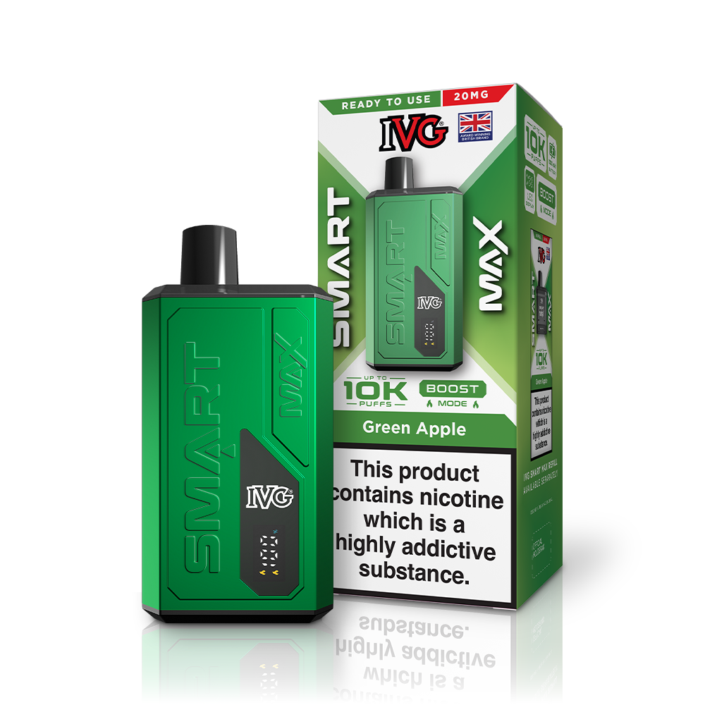 IVG Smart Max Green Apple kit pod rechargeable 20mg