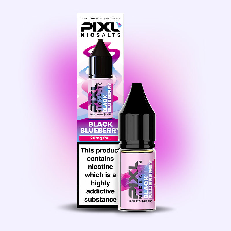PIXL Nic Salts Black Blueberry e-liquide 10ml 20mg fruits noirs