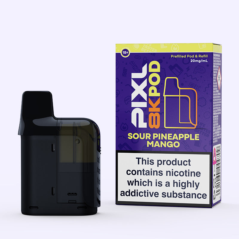 Pixl 8000 Pod Sour Pineapple Mango 20mg