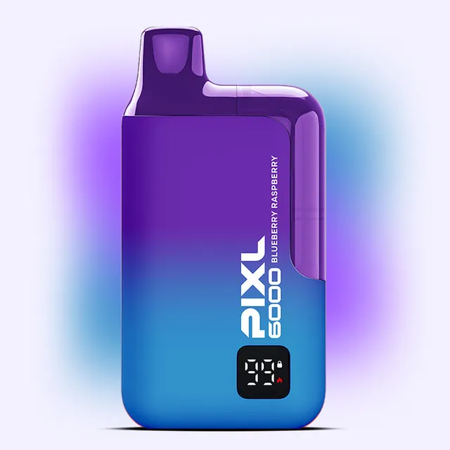 PIXL 6000 Blueberry Raspberry puff rechargeable 20mg fruits rouges