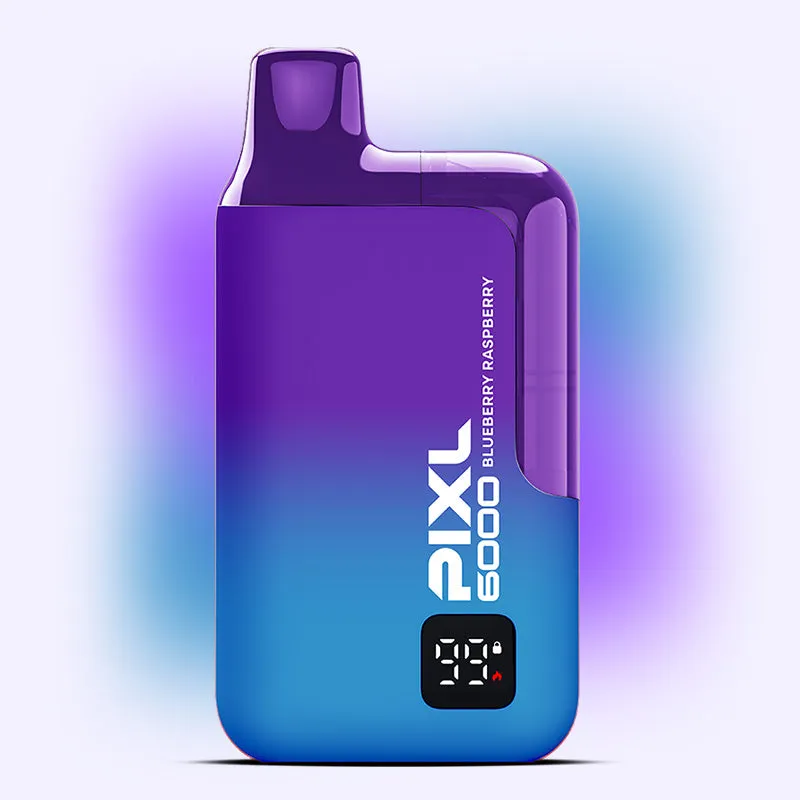 PIXL 6000 Blueberry Raspberry puff rechargeable 20mg fruits rouges