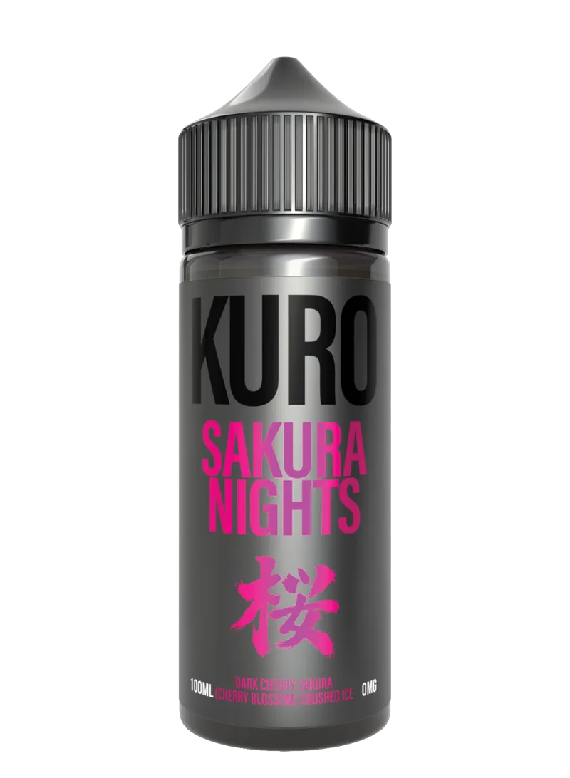 Riot Squad Kuro Sakura Nights E-liquide Shortfill 50ml 0mg