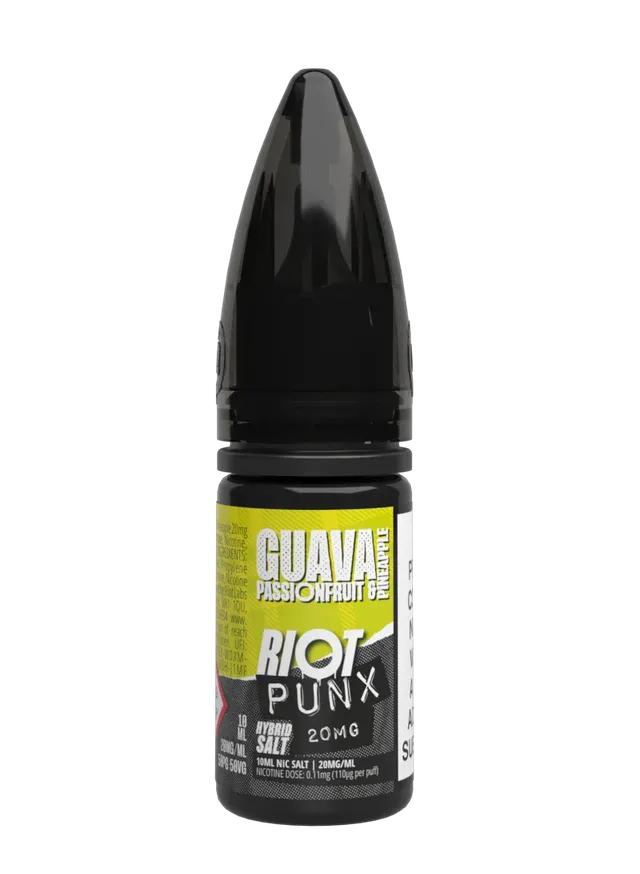 Riot Squad Punx Guava Passionfruit Pineapple e-liquide 10ml 10mg