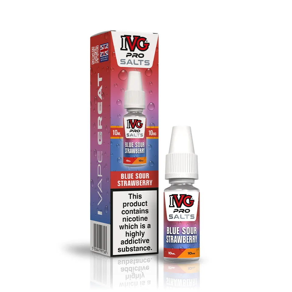 IVG Pro Salts Blue Sour Strawberry e-liquide 10ml fraise 10mg 20mg