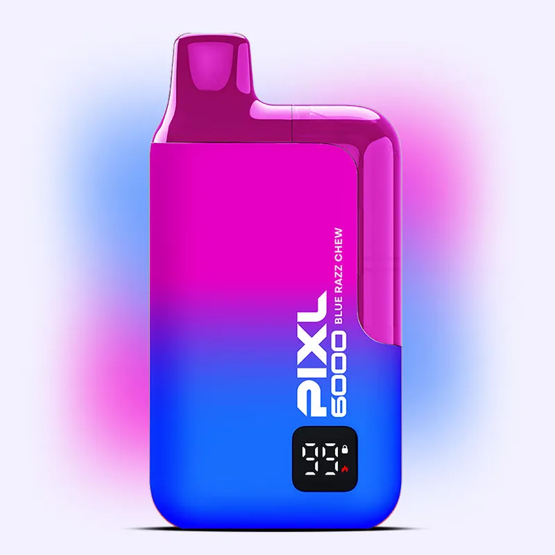 Pixl 6000 Blue Razz Chew puff jetable 20mg 6000 bouffées