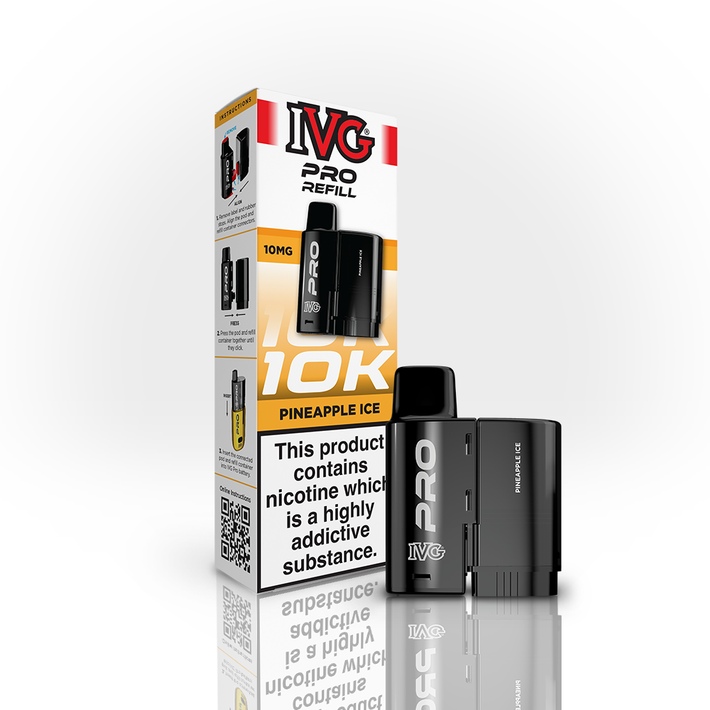 IVG PRO 10K Pod Prérempli Pineapple Ice 20mg 12ml