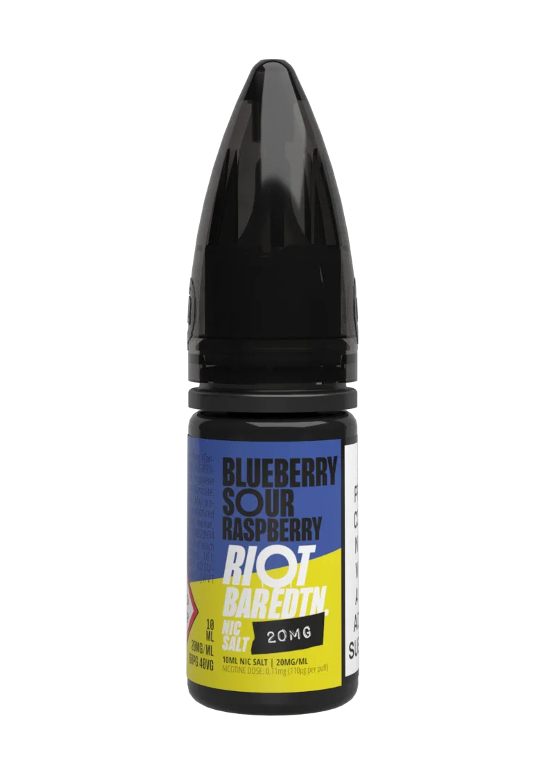 Riot Squad Bar Edtn Blueberry Sour Raspberry e-liquide 10ml 10mg
