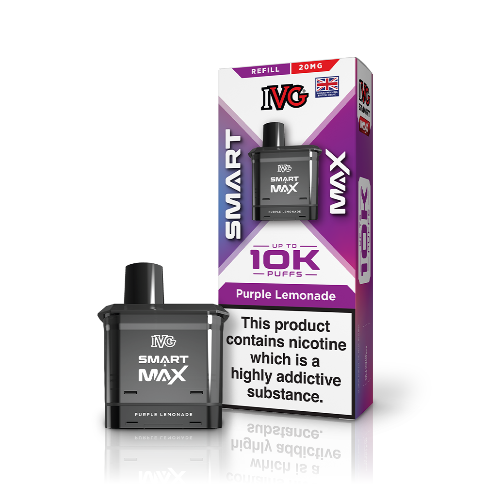 IVG SMART MAX Purple Lemonade pod rechargeable 20mg limonade