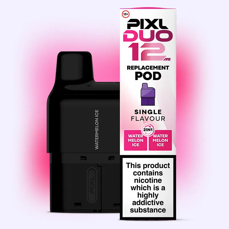 PIXL Duo 12 Watermelon Ice pod 20mg pastèque glacée 6000 puffs