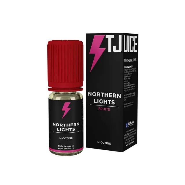 TJuice Northern Lights e-liquide 10ml 6mg raisin