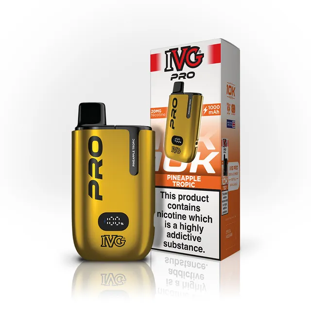 IVG Pro 10K Pineapple Tropic kit pod rechargeable 20mg 12ml