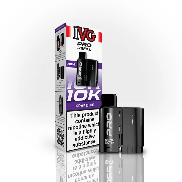 IVG Pro 10K Pod Raisin Glacé Grape Ice 20mg