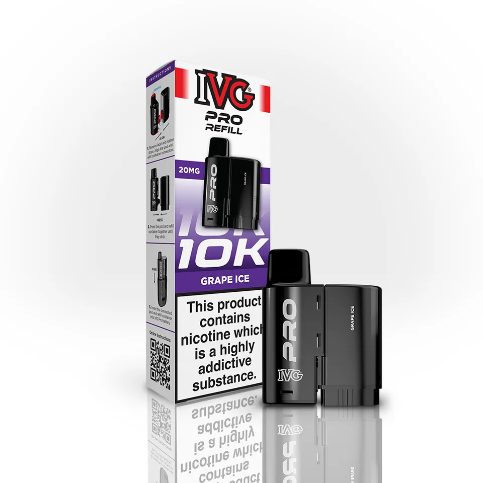 IVG Pro 10K Pod Raisin Glacé Grape Ice 20mg