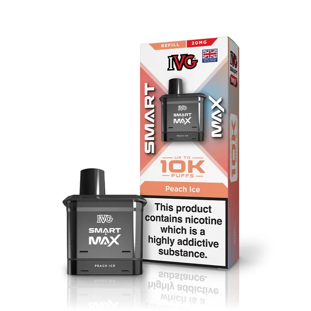 IVG Smart Max Peach Ice Pod Recharge 12ml 20mg