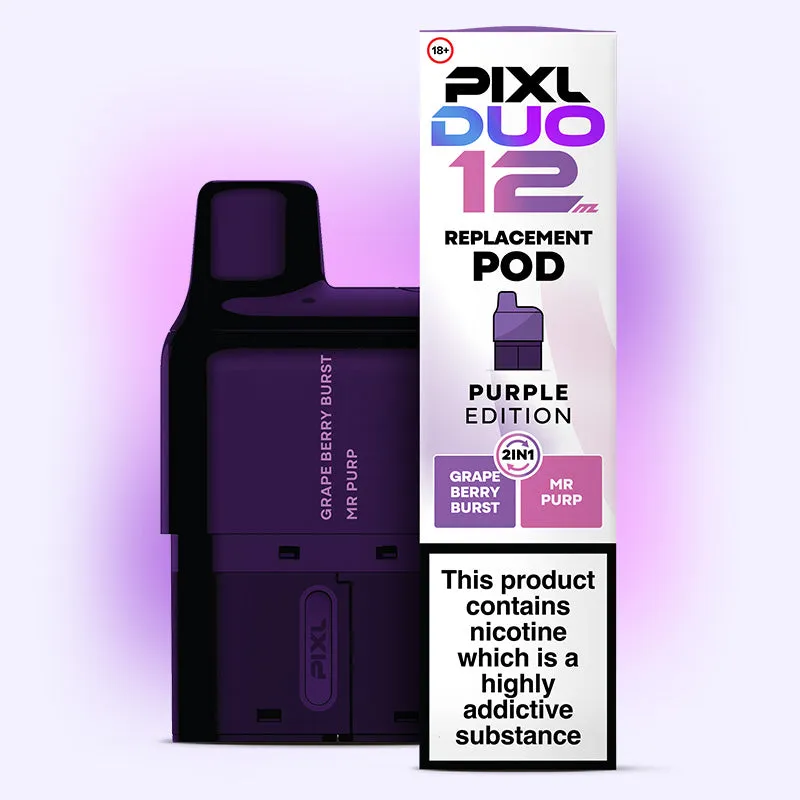 PIXL Duo 12 Purple pod double parfum 20mg raisin baies