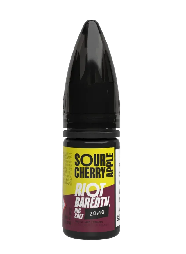 Riot Squad Bar EDTN Sour Cherry Apple e-liquide 10ml 10mg cerise
