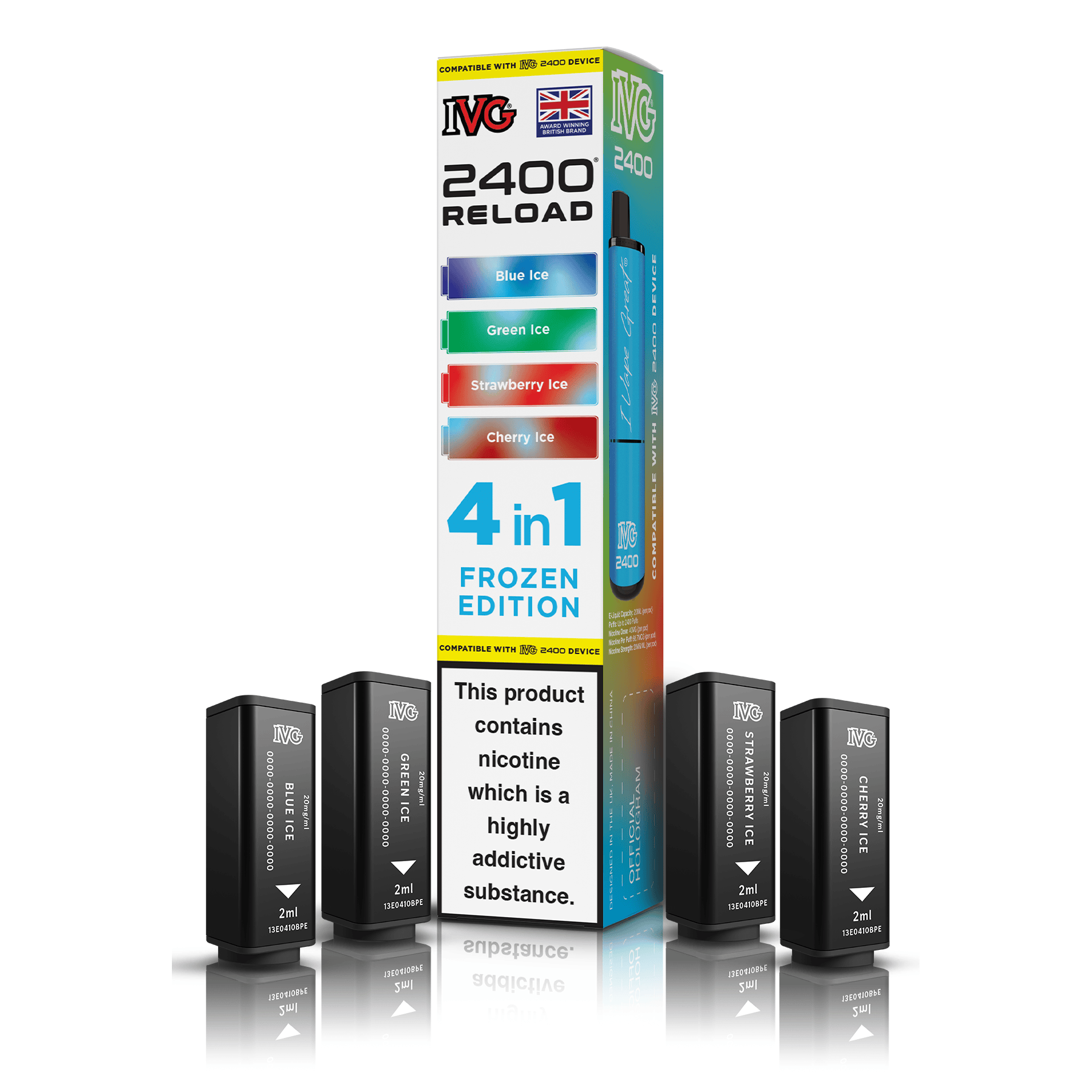 IVG 2400 Reload Frozen pods pré-remplis 4-en-1