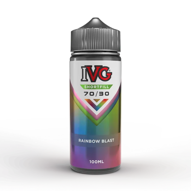 IVG 70/30 Shortfill E-liquide Rainbow Blast 100ml 0mg