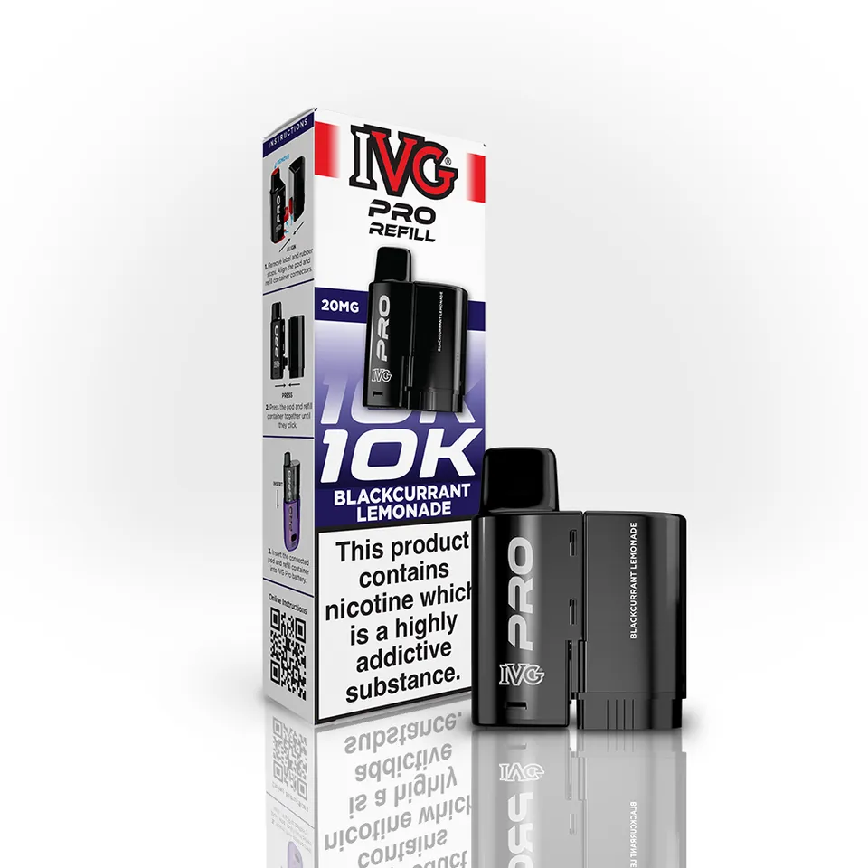 IVG Pro Blackcurrant Lemonade pod rechargeable 20mg