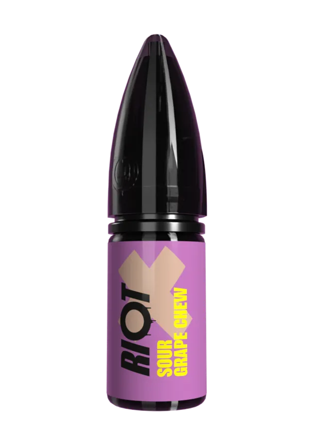 Riot Squad Riot X Sour Grape Chew e-liquide 10ml 10mg glace