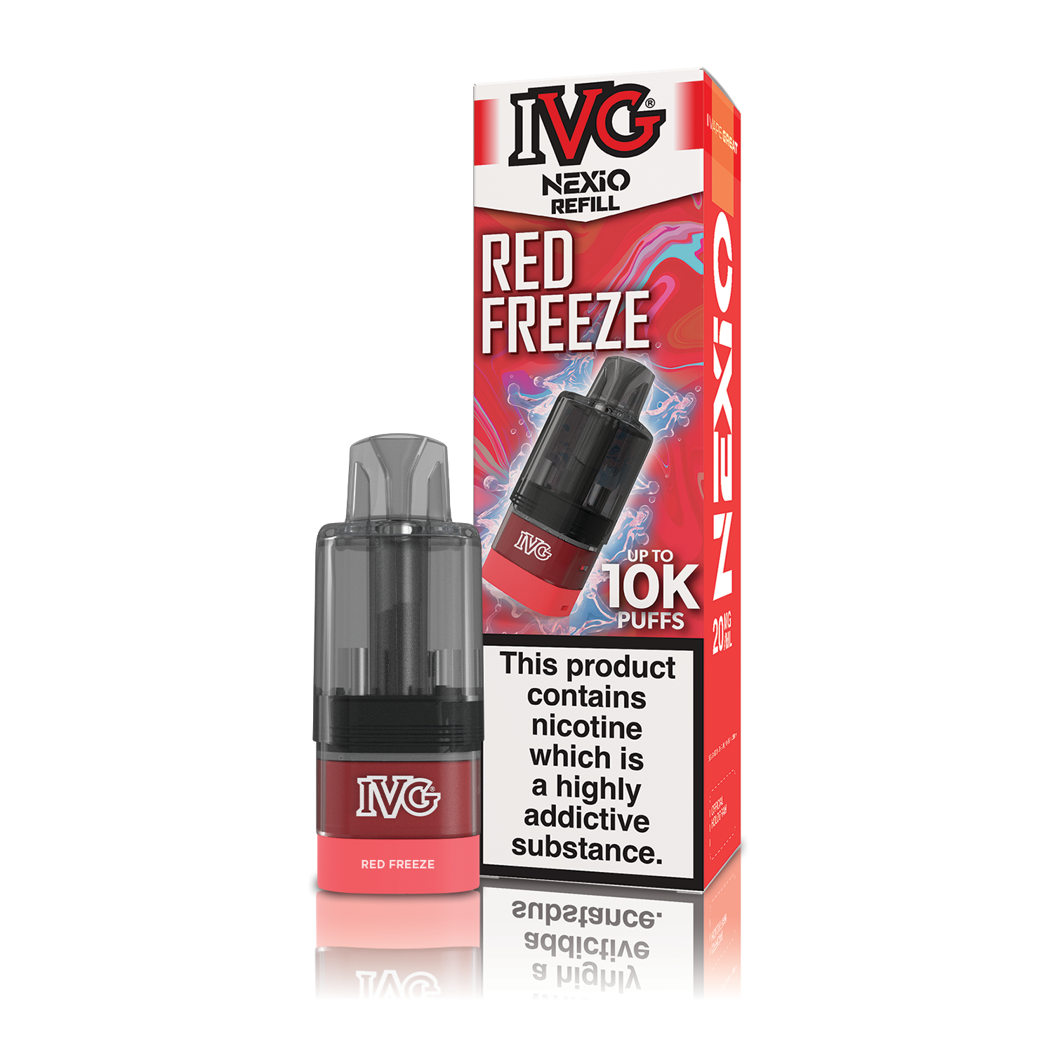 IVG Nexio Red Freeze pod rechargeable 20mg 10ml