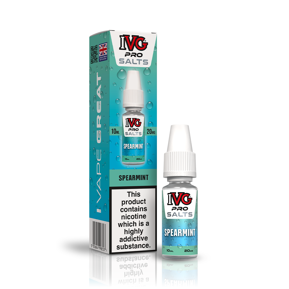 IVG Pro Salts Spearmint e-liquide nicotine 10ml 10mg