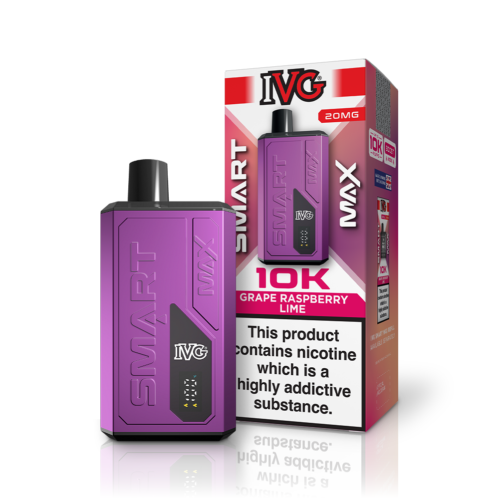 IVG SMART MAX Kit Pod Grape Raspberry Lime 20mg 12ml