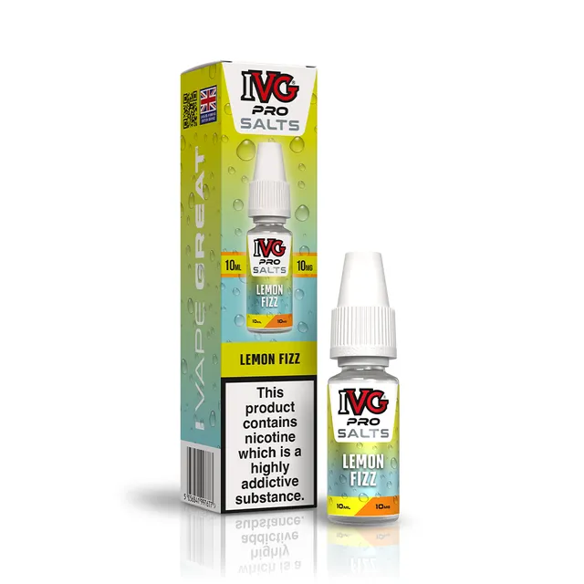 IVG PRO Salts Lemon Fizz e-liquide 10ml 20mg sel nicotine