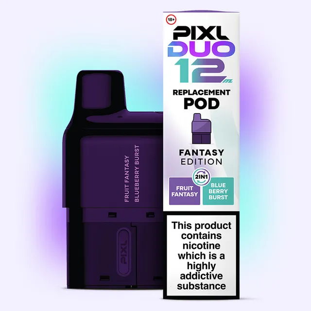 PIXL Duo 12 Fantasy Edition pod rechargeable 20mg 2 goûts