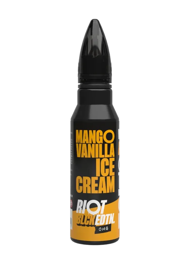 Riot Squad BLCK EDTN Mango Vanilla Ice Cream e-liquide 2x50ml