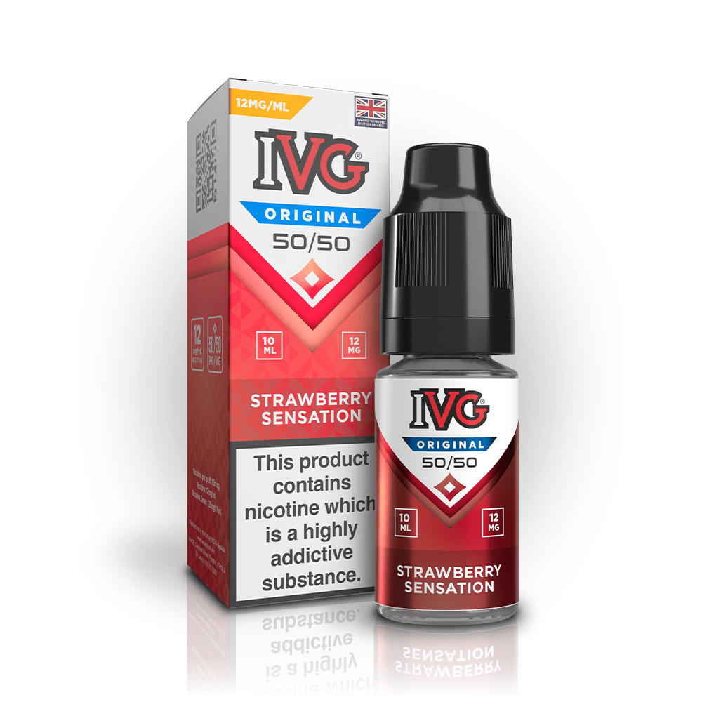IVG Original 50:50 Strawberry Sensation E-liquide 10ml 3mg