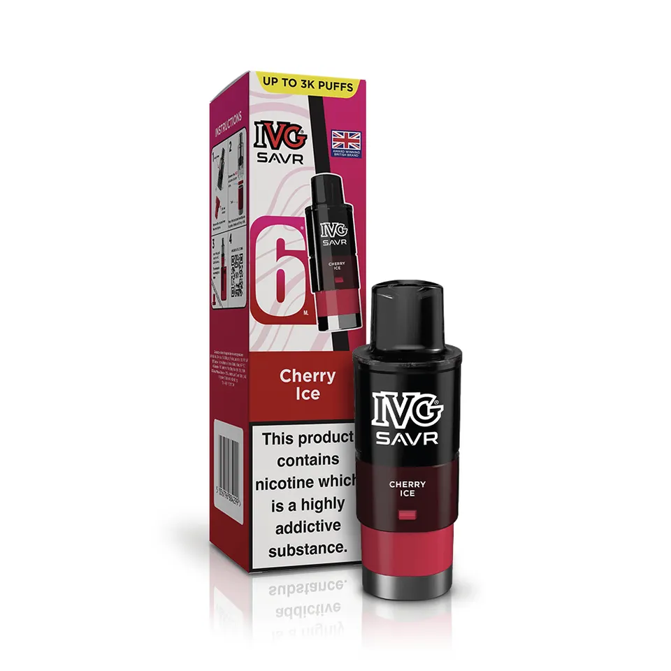 IVG SAVR Cherry Ice Pod Recharge Cerise 20mg