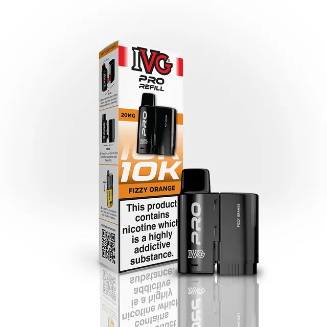 IVG PRO 10K Fizzy Orange Pod prérempli 20mg 10000 puffs