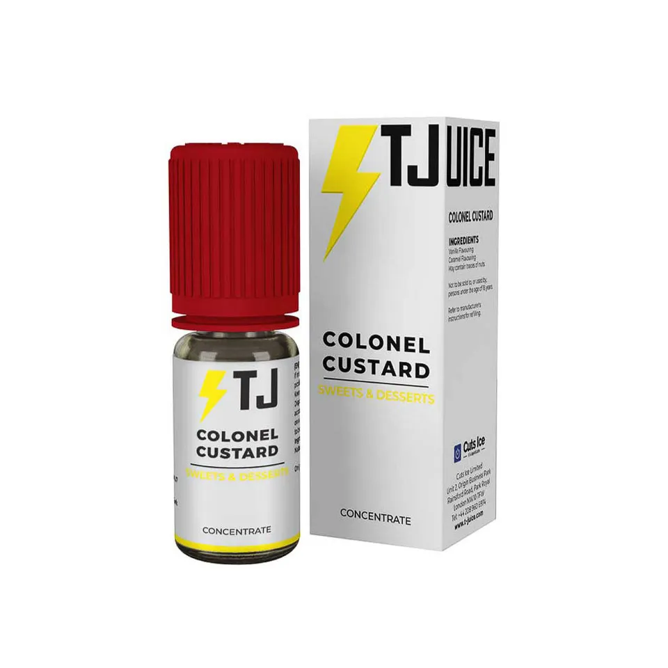 T-Juice Colonel Custard concentré arôme 30ml vanille