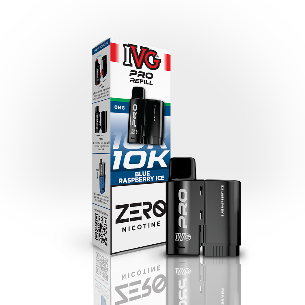 IVG Pro 10K Pod Framboise Bleue Glacée 20mg 2ml+10ml