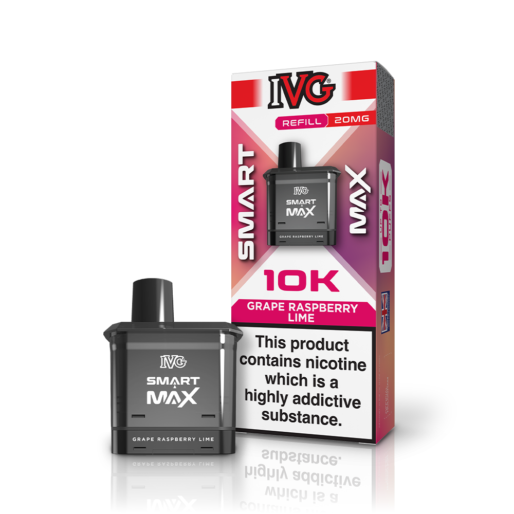 IVG Smart Max Grape Raspberry Lime pod rechargeable 12ml 20mg