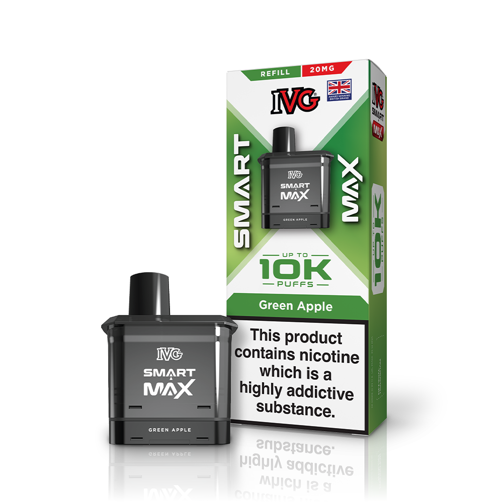 IVG SMART MAX Green Apple pod pré-rempli 20mg 12ml