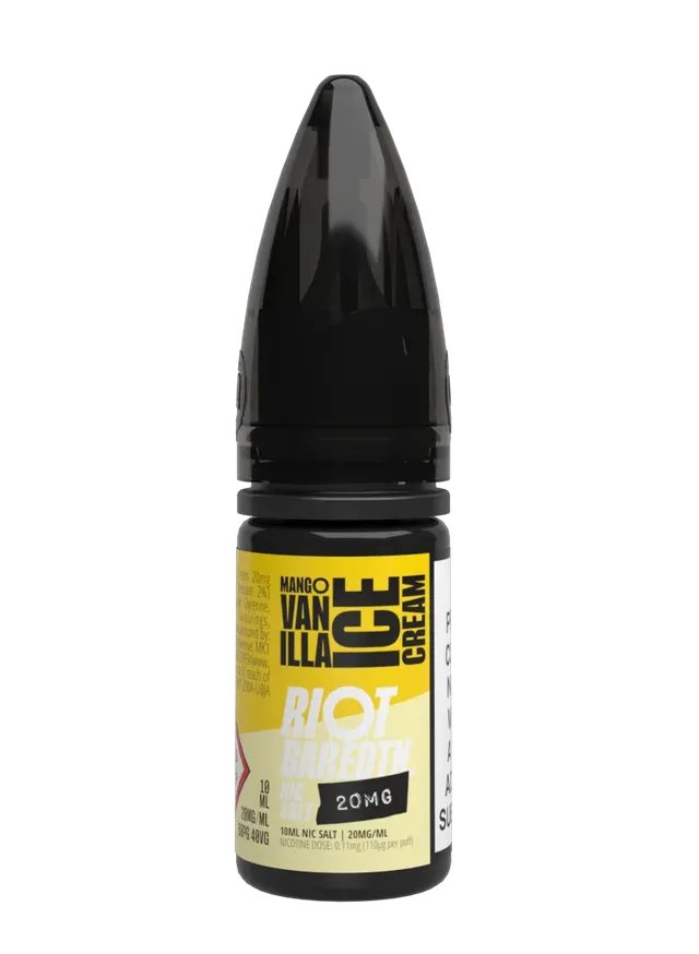Riot Squad Bar Edtn Mango Vanilla Ice Cream e-liquide 10ml 10mg